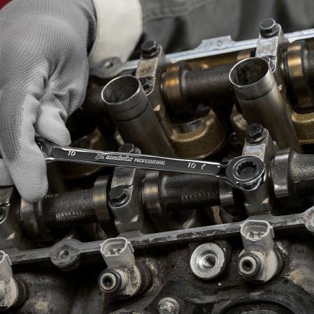 Набор ключей комбинированных, трещеточных 6 шт Matrix