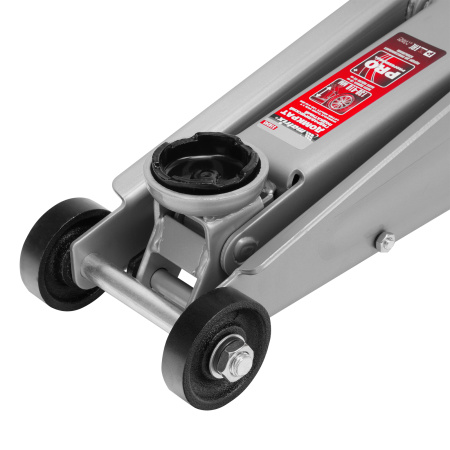 Домкрат гидравлический подкатной, 3 т, высота подъема 130-410 мм, поворотная ручка Matrix цена