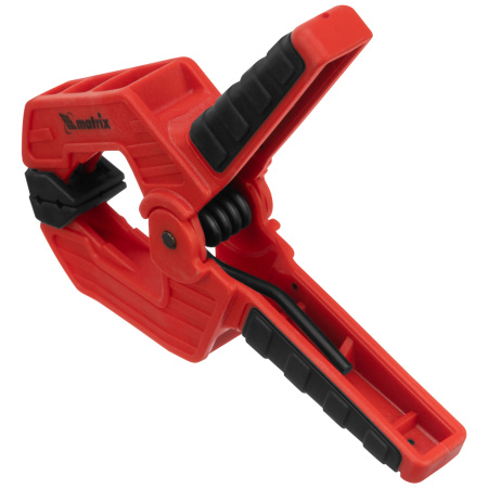 Струбцина клещеобразная 2, усиленная, пластиковый корпус, двухкомпонентные рукоятки, 50 мм Matrix цена