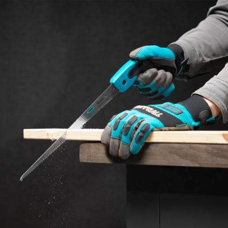 Ножовка по дереву Piranha, выкружная, 300 мм/12", 11-12 TPI, каленый зуб 3D, двухкомпонентная рукоятка Gross цена