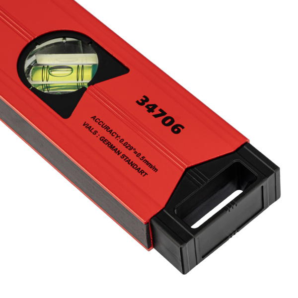 Уровень алюминиевый магнитный, 600 мм, фрезерованный, 3 глазка (1 зеркальный) усиленный Matrix цена