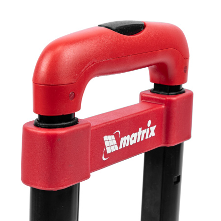 Тележка хозяйственная, складная, 4 колесная, грузоподъемность 40 кг Matrix цена