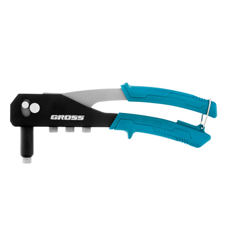 Заклепочник ручной, 260 мм, заклепки 2,4-3,2-4,0-4,8 мм Gross цена