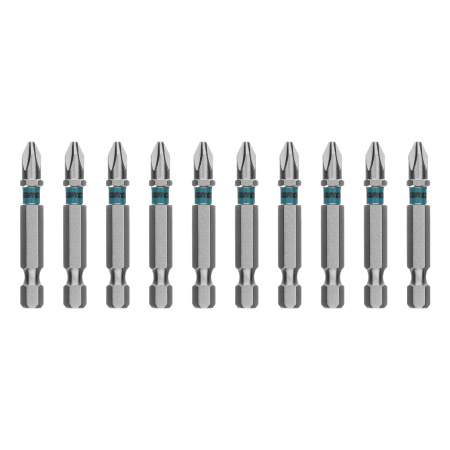 Бита PH2х50мм, сталь S2, шестигр., отрывн., 10 шт. Gross