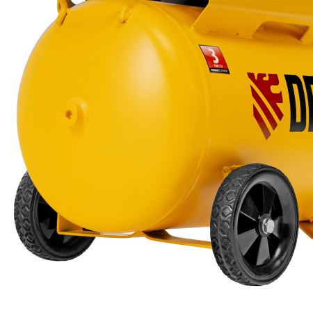 Компрессор безмасляный, малошумный DLS 2200/50, 2200 Вт, 2x1100, 50 л, 380 л/мин Denzel