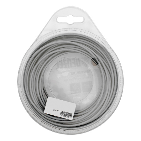 Леска для триммера армированная алюминием круглая, 2,7мм х 15м, блистер ALUFLEX Denzel цена