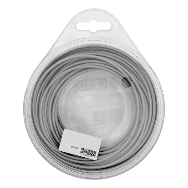 Леска для триммера армированная алюминием круглая, 2,7мм х 15м, блистер ALUFLEX Denzel цена