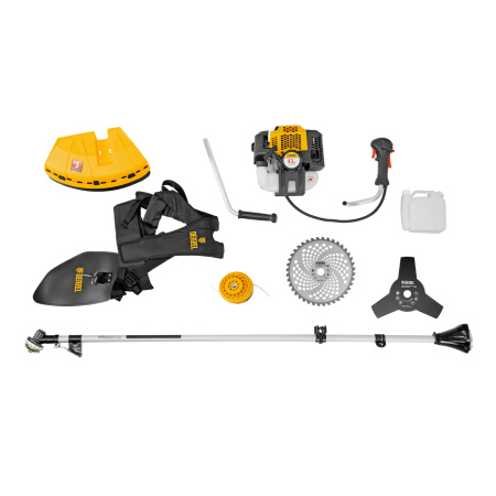 Триммер бензиновый DGT 430, 43 см3, 2.5 л. с, неразъемная штанга, состоит из 2 частей Denzel цена