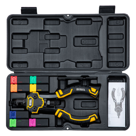 Заклепочник для резьбовых заклепок, двуручный, заклепки М3, М4, М5, М6, М8, М10, M12 Denzel цена