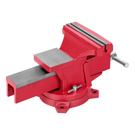 Тиски слесарные, 200 мм, поворотные, с наковальней Matrix