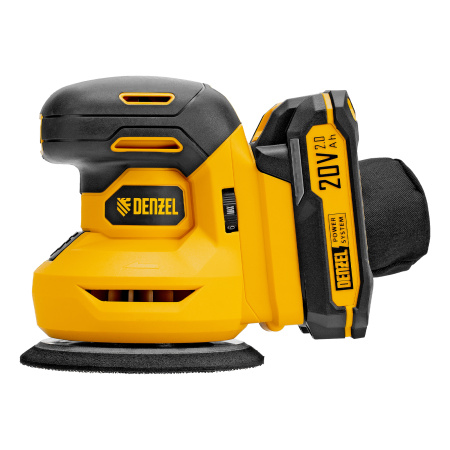 Машина шлифовальная эксцентриковая аккумуляторная CROSH-20-125, Li-Ion, 20 В// Denzel цена