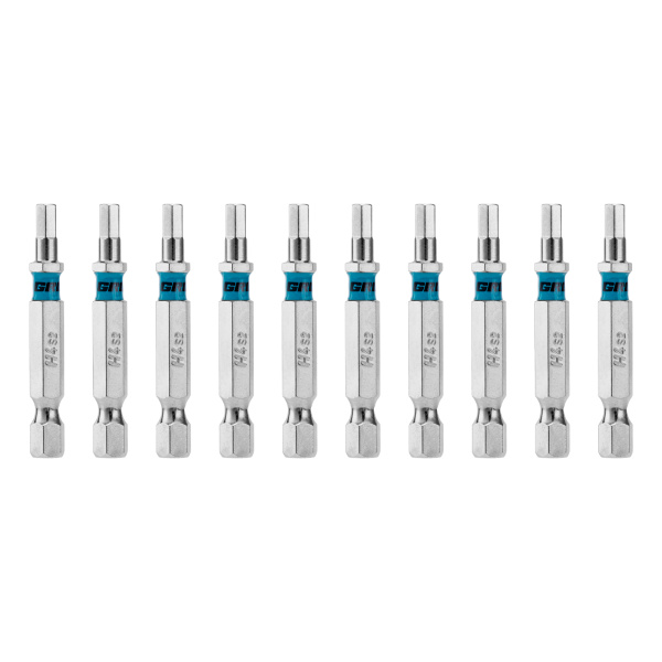 Бита HEX 4х50мм, сталь S2, шестигр., 10 шт. Gross