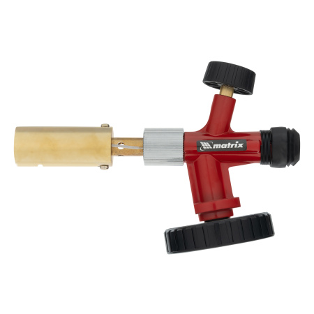 Профессиональная горелка на газовый баллон, пьезоподжиг, металлический корпус Matrix цена