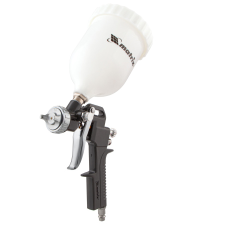 Набор пневмоинструмента, 5 предметов, быстросъемное соединение, краскораспылитель с верхним бачком Matrix цена