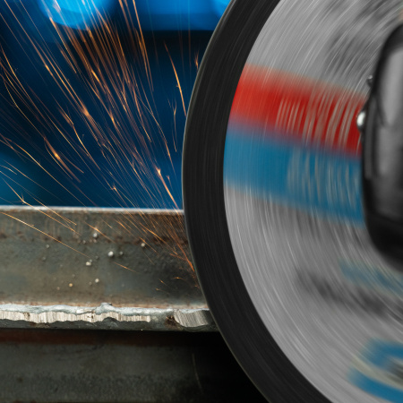 Круг шлифовальный по металлу, 230 х 6,0 х 22,2 мм, WA24TBF// Gross