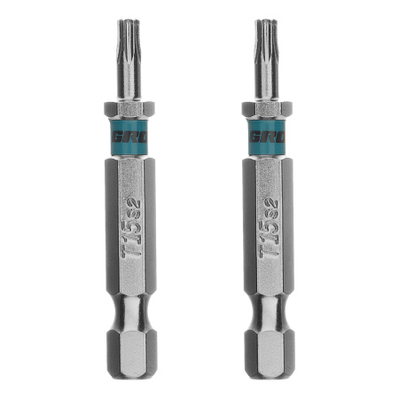 Бита Torx 15х50мм, сталь S2, шестигр., 2 шт. Gross