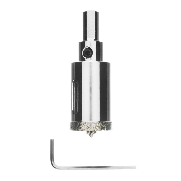 Сверло алмазное по керамограниту, 25 х 67 мм, трехгранный хвостовик Matrix