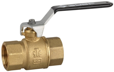 Кран шаровой ЗУБР полнопроходной ″мама-мама″, ручка, латунь DZR, 1″