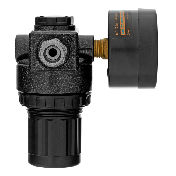 Регулятор давления с манометром R1500, 12 бар, 1/4" Denzel цена