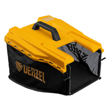 Газонокосилка электрическая GM-1800, 1800 Вт, шир. 38 см, 6 уров., травосб. 40 л. Denzel цена