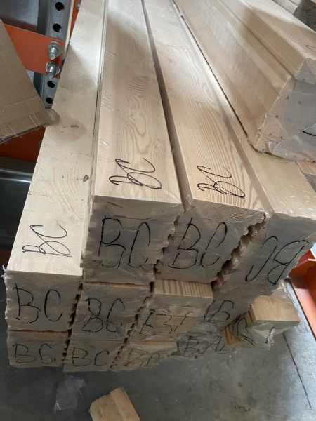 Доска пола шпунтованная 28х110х2000 сорт БС Лиственница 0.22м2