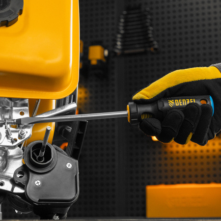 Отвертка, SL8x150 мм, S2, 3к рукоятка Denzel