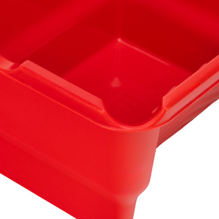 Кювета пластмассовая для кистей и мини-валиков, ручная, многофункциональная, 210 х 180 х 90 мм Matrix цена