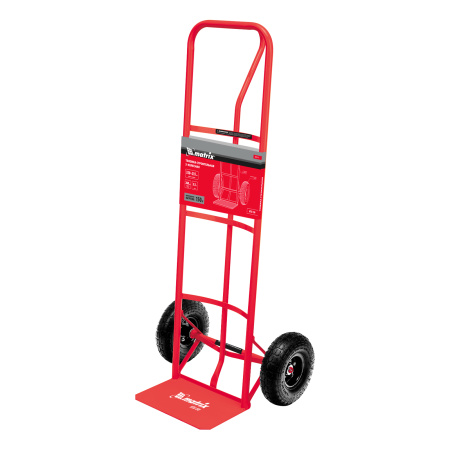 Тележка 2-х колесная, для баллонов, грузоподъемность 150кг, платформа 350х235 Matrix цена