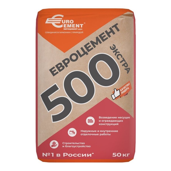 Евроцемент М500 50 кг