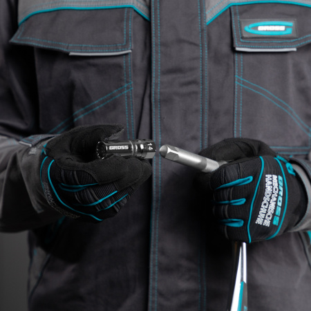 Головка торцевая свечная, магнитная, двенадцатигранная, 14 мм, под квадрат 1/2 Gross