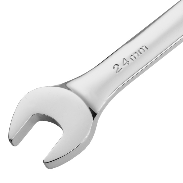 Ключ комбинированный, с трещеткой, 24 мм Denzel