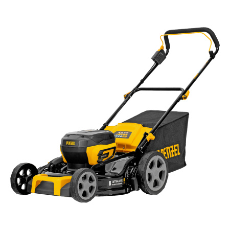 Газонокосилка аккумуляторная бесщет. DLM-460, 460 мм, травосб. 65 л., Li-Ion, 40 В Denzel цена