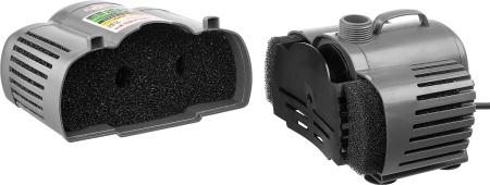 Насос фонтанный, ЗУБР ЗНФГ-33-2.5, для грязной воды, напор 2,5 м, насадки: колокольчик, гейзер, каскад, 50 Вт, 33 л /мин ЗНФГ-33-2.5