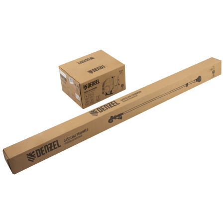 Триммер бензиновый DT 43, 43 см3, 2.5 л. с, неразъемная штанга, состоит из 2 частей Denzel цена