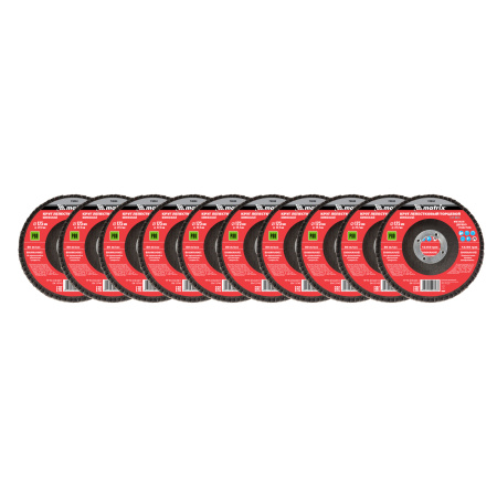 Круг лепестковый торцевой, P 80, 125 х 22.2 мм Matrix