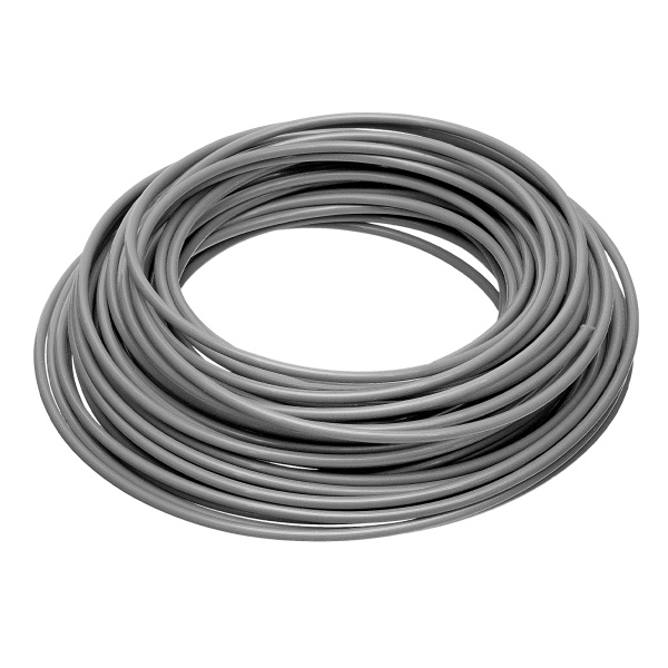 Леска для триммера армированная алюминием круглая, 2,7мм х 15м, блистер ALUFLEX Denzel цена