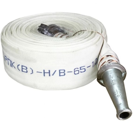 Рукав пожарный РПК(В)-Н/В-65-1,0-М-УХЛ1 в сборе с головками ГР-65а-пл и стволом РС-70,01ал, 20±1м, Классик