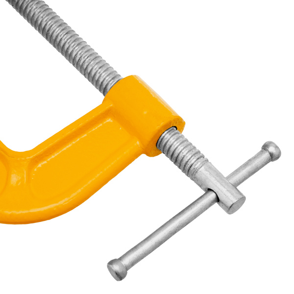 Струбцина G-образная, 4", 100 мм// Denzel цена