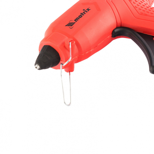 Клеевой пистолет, 11 мм, 30 (160) Вт, 18 г/мин, выключатель и индикатор напряжения Matrix цена