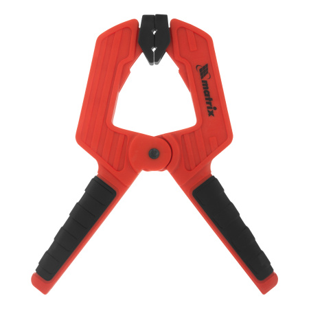 Струбцина клещеобразная 2, усиленная, пластиковый корпус, двухкомпонентные рукоятки, 50 мм Matrix цена