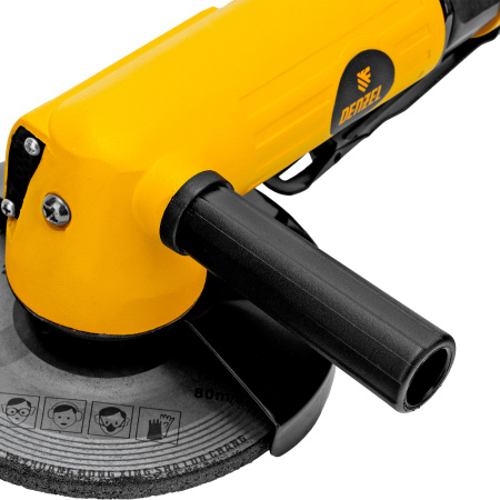 Пневматическая углошлифовальная машина AG125, 11000 об/мин, 125 мм, 186 л/мин Denzel цена