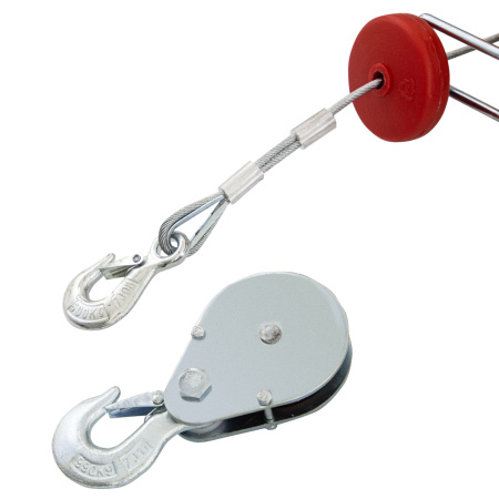 Тельфер электрический TF-1000,1 т, 1600 Вт, высота 12 м, 8 м/мин Denzel цена