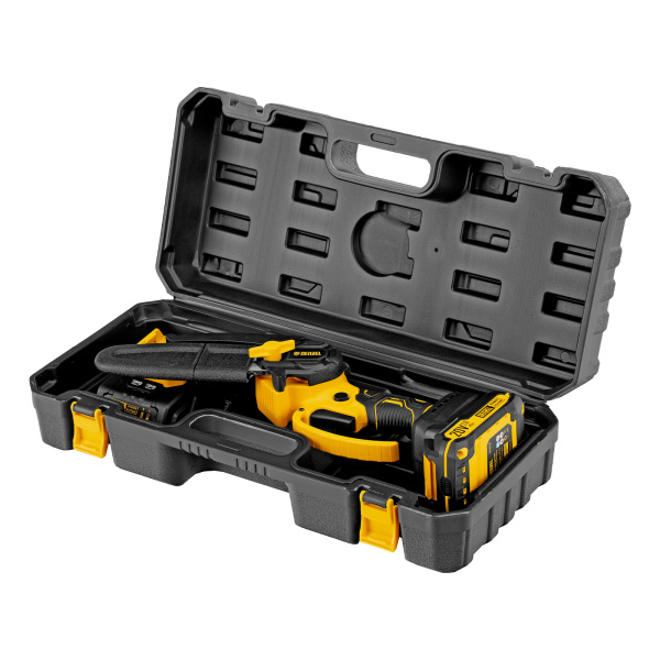 Цепная мини-пила аккумуляторная бесщет., CCS-150, шина 150 мм, Li-Ion, 20 В Denzel