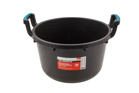 Таз круглый строительный гибкий с ручками, 30 л Matrix цена