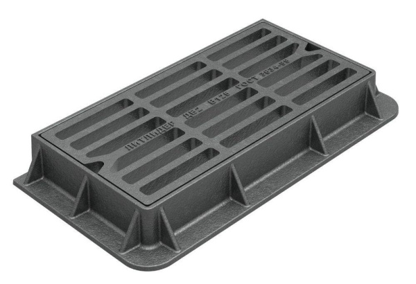 Дождеприемник чугунный прямоугольный ДБ2 ( В125 )