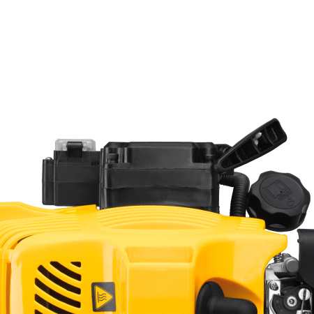 Триммер бензиновый DT-43E, 43 см3, неразъемная штанга, электростартер, состоит из 2 частей Denzel цена