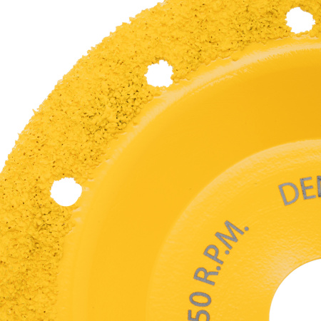 Чашка твёрдосплавная зачистная,125 мм, Наклонная, мелкое зерно #32// Denzel