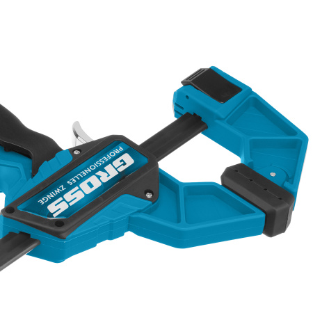 Струбцина реечная, быстрозажимная, пистолетного типа, пошаговый механизм, пластиковый корпус, 300 мм Gross цена