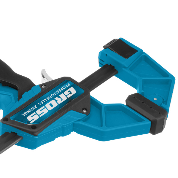 Струбцина реечная, быстрозажимная, пистолетного типа, пошаговый механизм, пластиковый корпус, 300 мм Gross цена