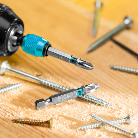 Бита PH2х50мм, сталь S2, шестигр., 10 шт. Gross